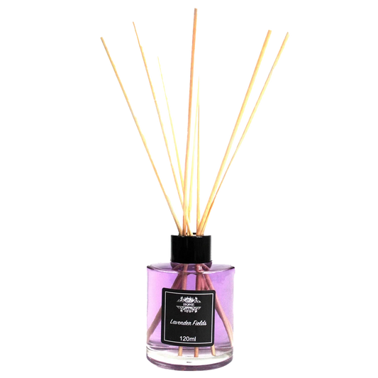 Zelyth Elegant Rituals Reed Diffuser featuring soothing lavender fragrance, bringing calm and tranquility to your space.