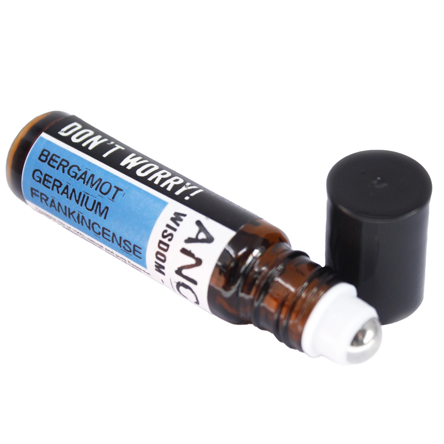 Zelyth Roll-On Essential Oil Blend - Don’t Worry: A calming blend of soothing essential oils to help reduce stress, promote relaxation, and restore inner peace wherever you go