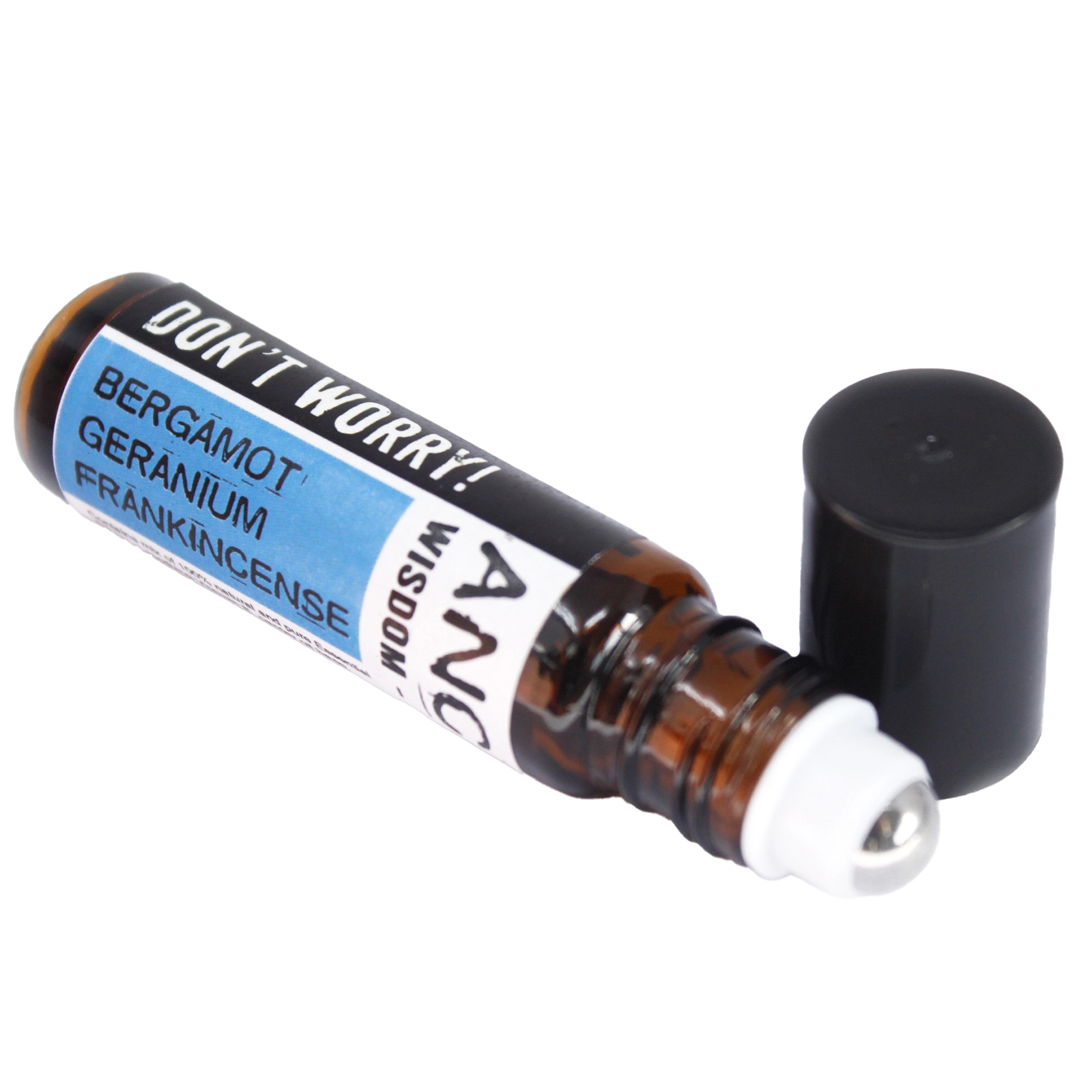 Zelyth Roll-On Essential Oil Blend - Don’t Worry: A calming blend of soothing essential oils to help reduce stress, promote relaxation, and restore inner peace wherever you go