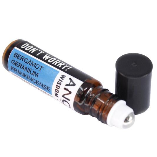 Zelyth Roll-On Essential Oil Blend - Don’t Worry: A calming blend of soothing essential oils to help reduce stress, promote relaxation, and restore inner peace wherever you go