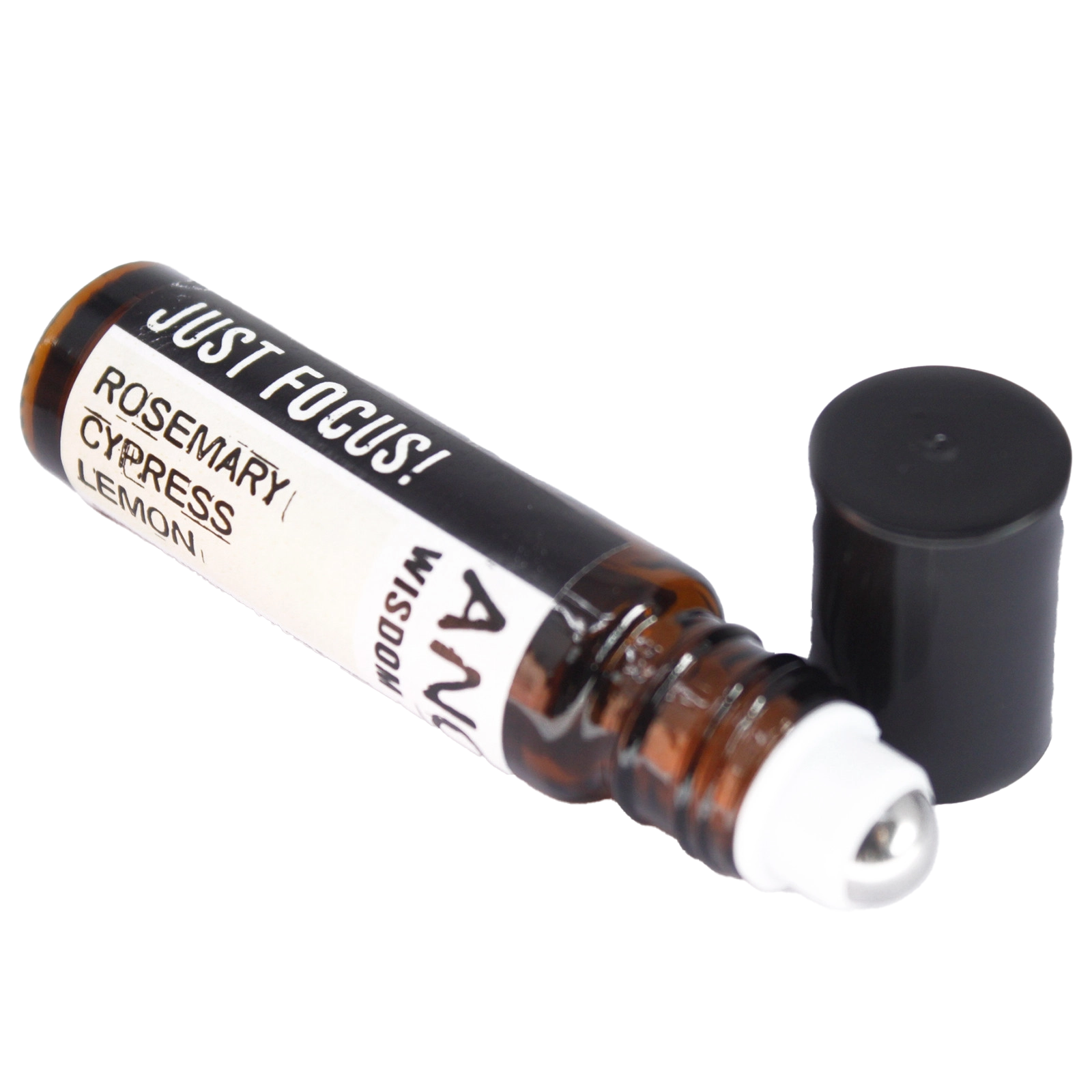 Zelyth Roll-On Essential Oil Blend - Just Focus: A sharp, invigorating blend of essential oils crafted to enhance concentration, improve mental clarity, and support focus throughout your day