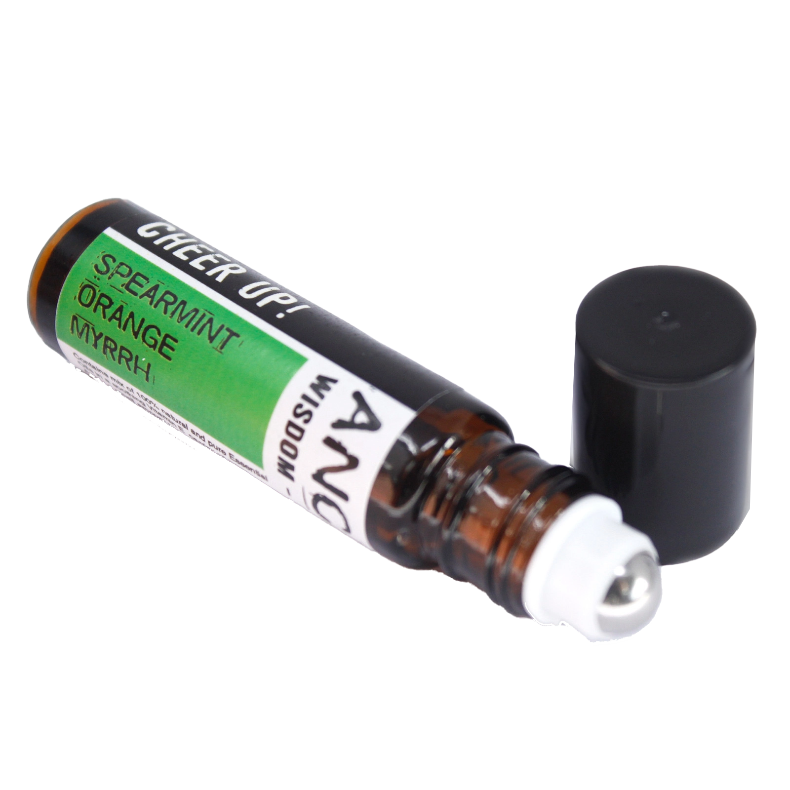 Zelyth Roll-On Essential Oil Blend - Cheer Up: A bright, uplifting blend of essential oils designed to boost your mood, energize your spirit, and bring positivity wherever you are