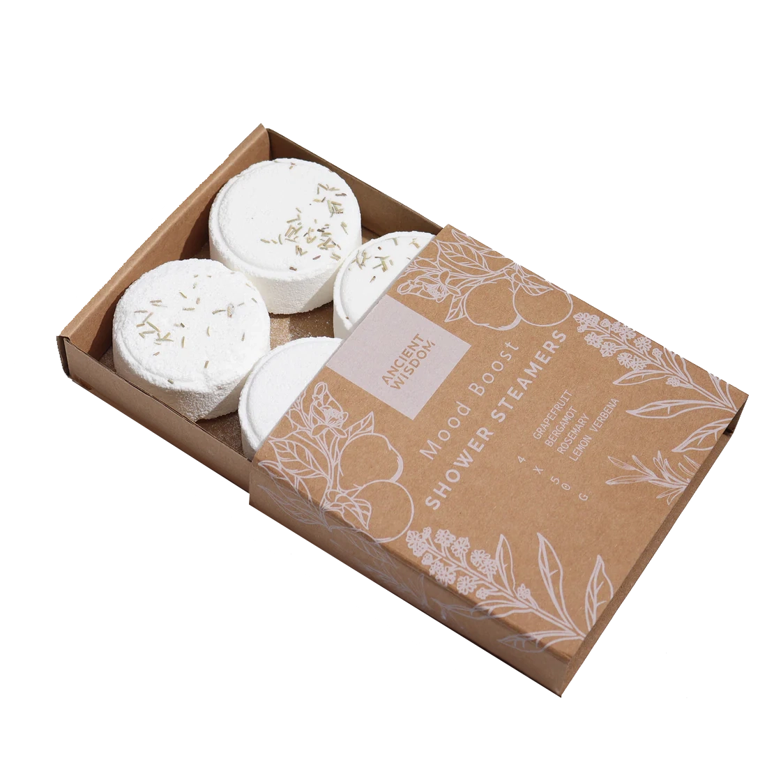 Zelyth Zen Shower Steamers - Mood Boost. Uplifting scents designed to enhance positivity and elevate your daily rituals. These steamers infuse your shower with invigorating aromas, refreshing your senses and promoting an energized, joyful mood. Perfect for self-care moments that rejuvenate the spirit.